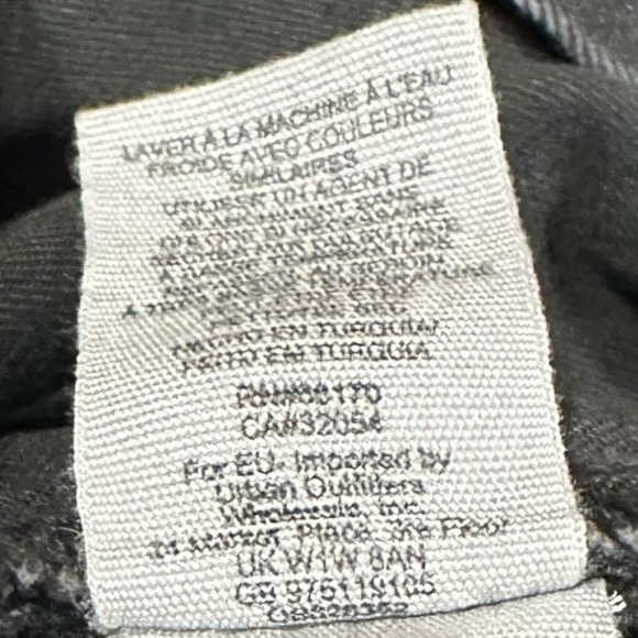 Free People Black Charcoal Grey High Rise Bell Bottom Flare Jeans 27 Retro 70s - Picture 15 of 16